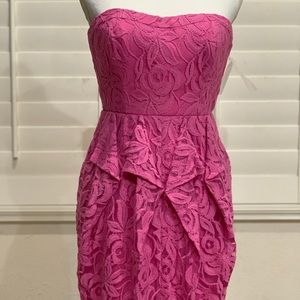 Jessica Simpson Tubed Old Rose Dress